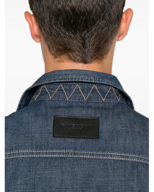 Givenchy Denim Overhemd in het Blue voor heren