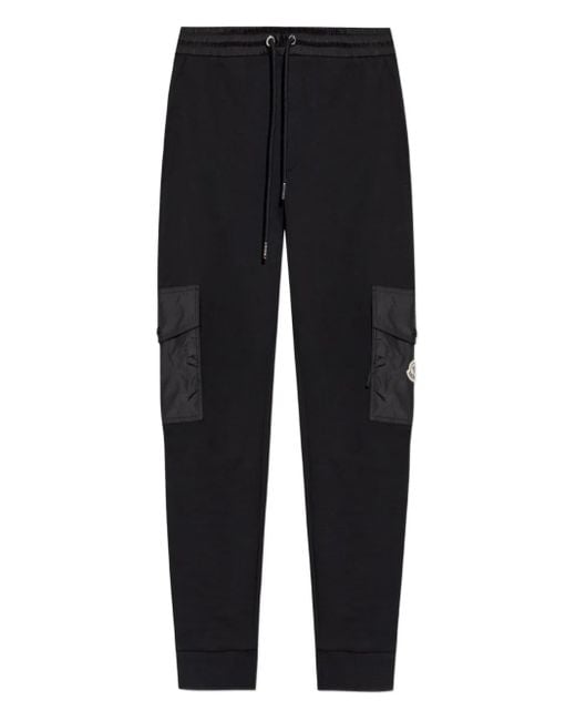 Moncler Jogginghose mit Logo-Patch in Black für Herren
