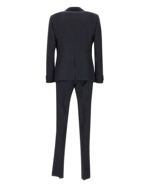 Corneliani Black Wool Suit for men