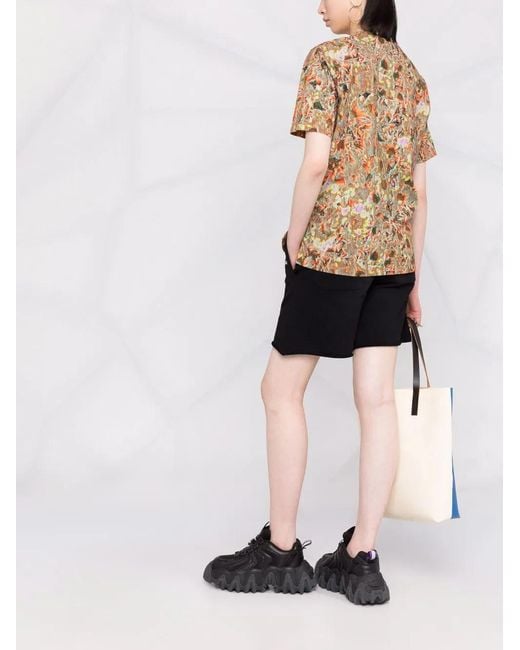 Ambush Blue Abstract-Print T-Shirt