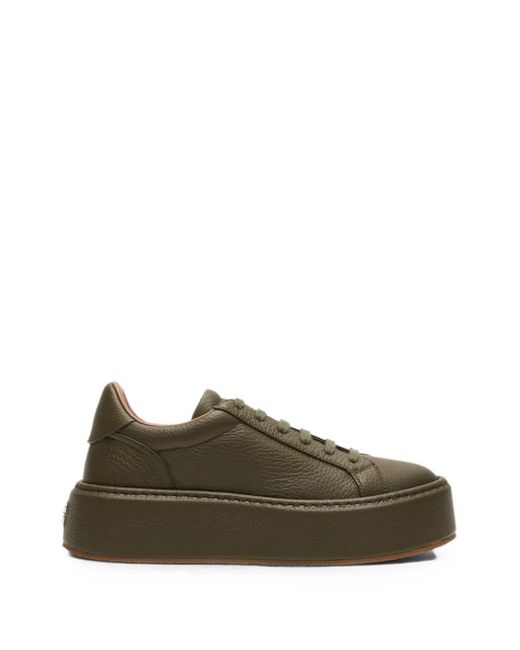 Casadei Green I-Box Leather Sneakers