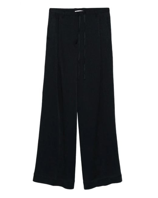 Christian Wijnants Black Pamir Palazzohose mit Kordelzug