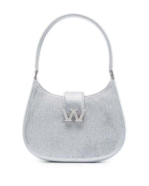Alexander Wang Gray W Legacy Crystal-embellished Bag