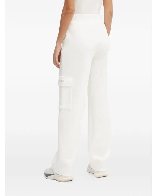 Guess White Cargo Pocket Trousers