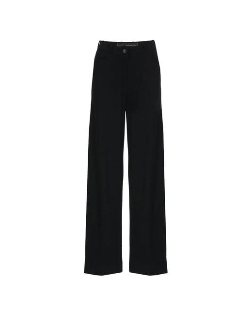 Rrd Black Belt-Loops Trousers