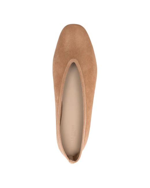 Le Monde Beryl Natural Pointed-Toe Suede Pumps