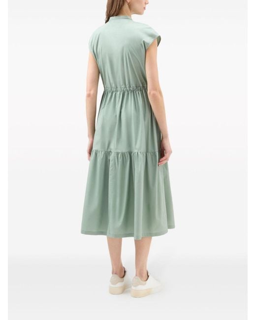 Woolrich Green Stufiges Kleid