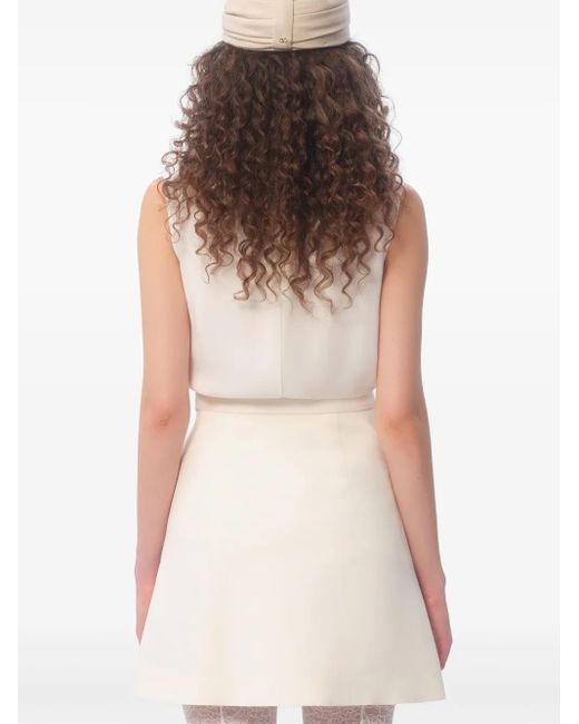 Valentino Garavani Natural Georgette Blouse