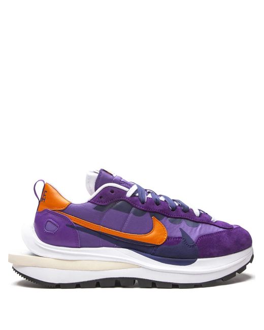 Nike Blue X Sacai Vaporwaffle "Dark Iris" Sneakers