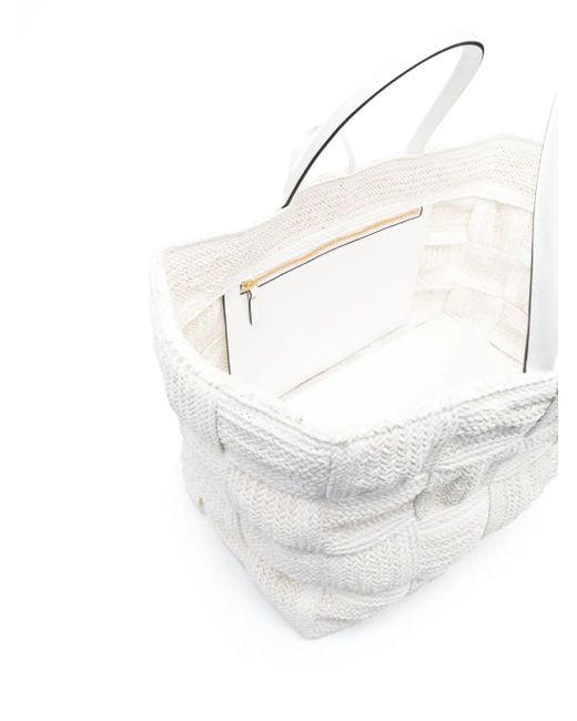 Casadei White Twiga Shoppers Tote Bag