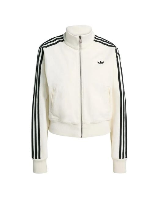 Adidas Firebird Denim Trainingsjack in het Natural