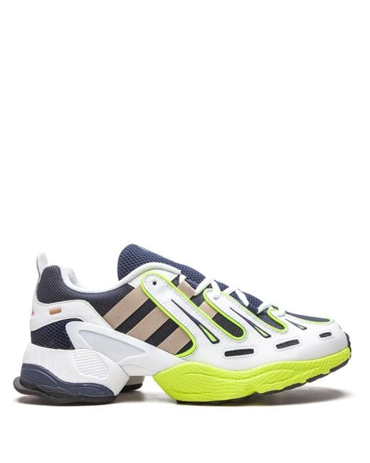 Adidas White Eqt Gazelle Low-Top Sneakers