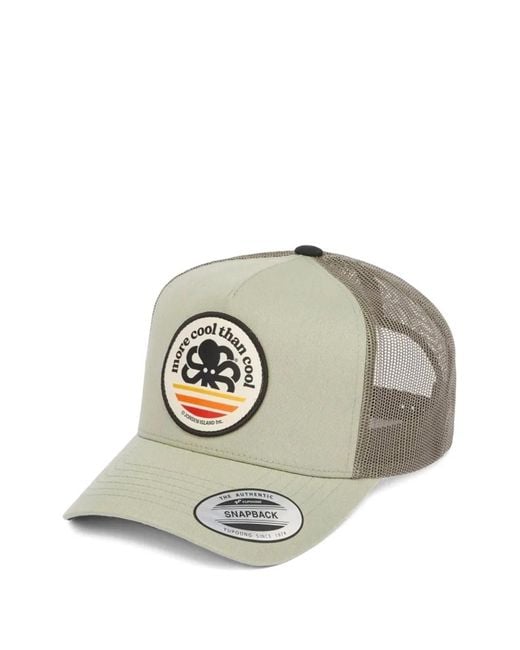 Jonsen Island Metallic Panelled Trucker Cap for men
