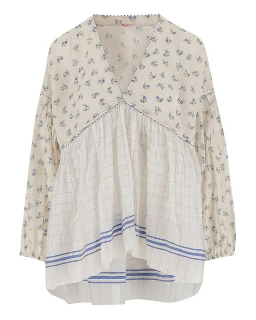 Péro White Klassische Bluse