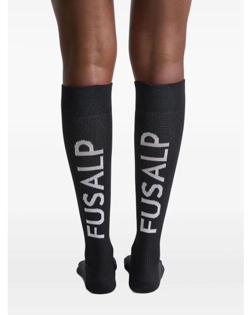 Fusalp Black Pop Ski Socks