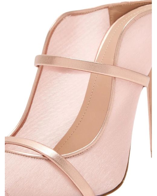 Malone Souliers Pink Mules Maureen À Brides