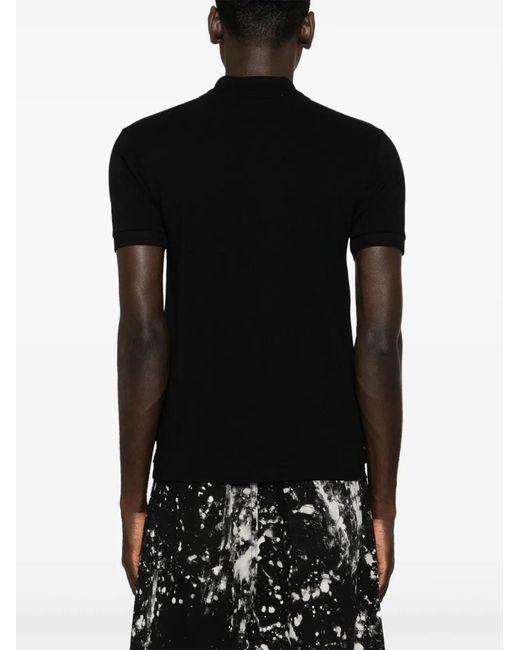 COMME DES GARÇONS PLAY Black Heart-Patch Cotton Polo Shirt