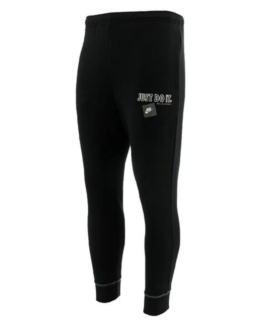Pantalones de chándal Just Do It Black/White Nike de hombre