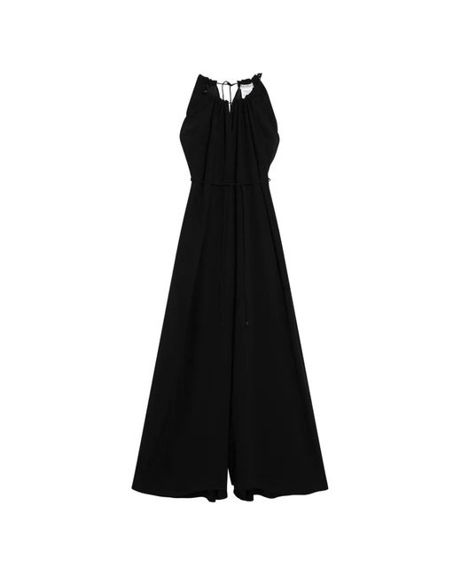 Max Mara Black Tie Detail Jumpsuit