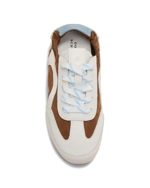 Dorothee Schumacher White Panelled Lace-Up Sneakers