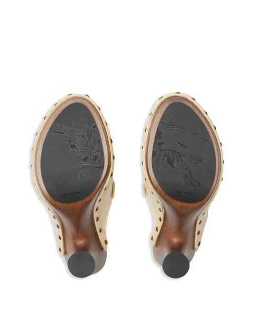Burberry Natural Potter Mules