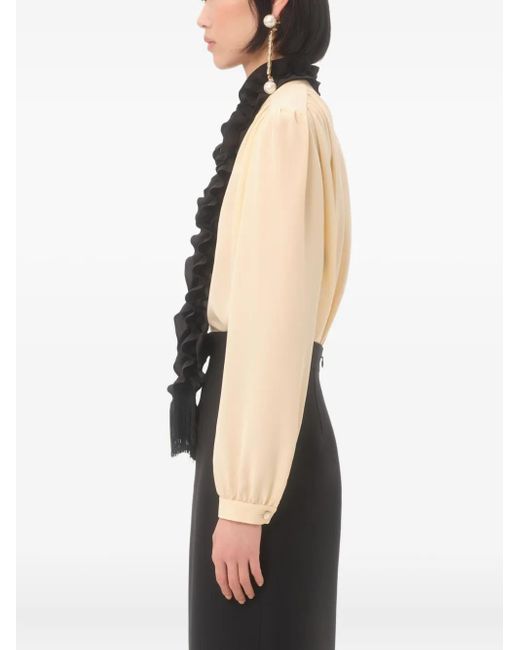 Valentino Garavani Natural Crepe De Chine Shirt