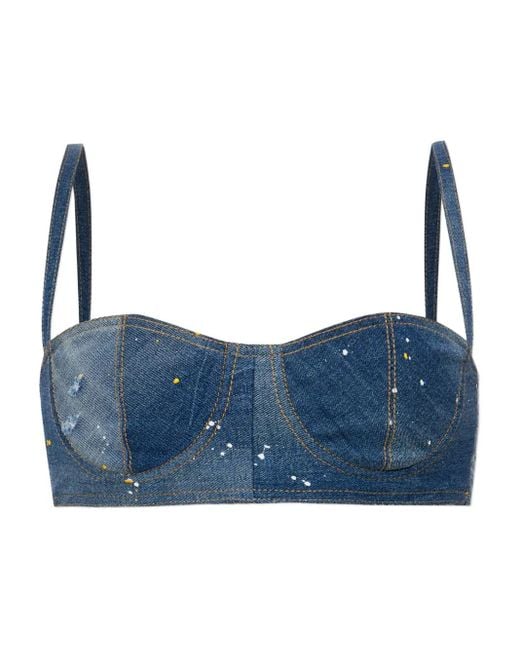 DSquared² Blue X Bettter Panelled Strap Top
