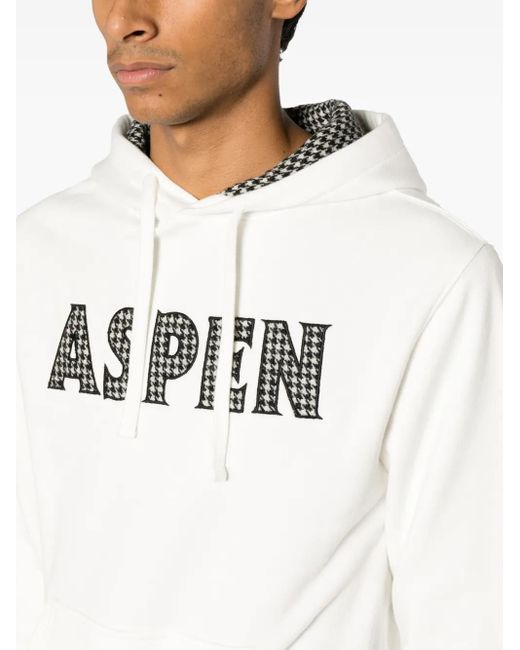 Mc2 Saint Barth Aspen Hoodie Met Trekkoord in het White voor heren