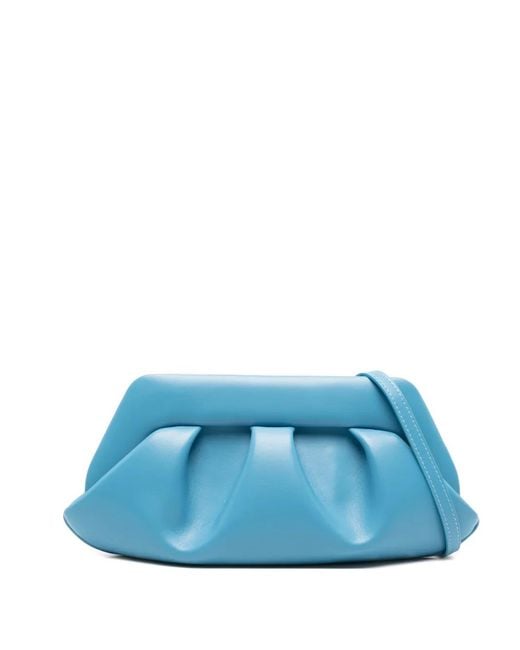 THEMOIRÈ Blue Bios Gathered Clutch Bag