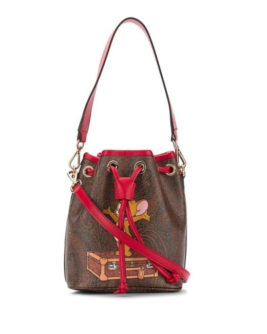 Etro X Tom And Jerry Bucket-tas in het Brown