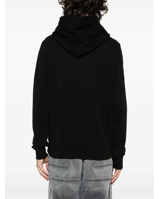 DIESEL Black S-Ginn-Hood-N Cotton Hoodie for men