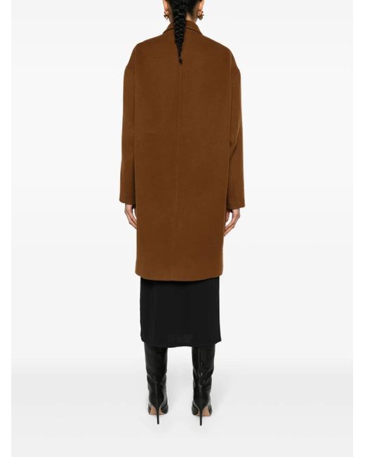 Isabel Marant Brown Efegozi Double-Breasted Coat