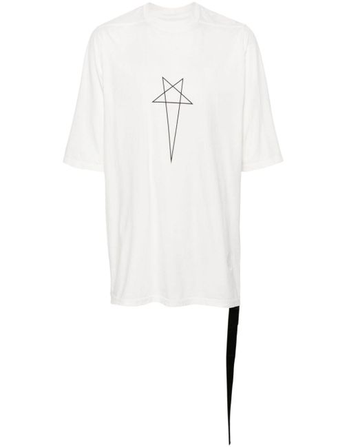 T-shirt Jumbo Rick Owens pour homme en coloris White