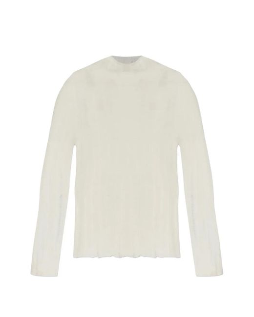 Fabiana Filippi White Fitted Turtleneck