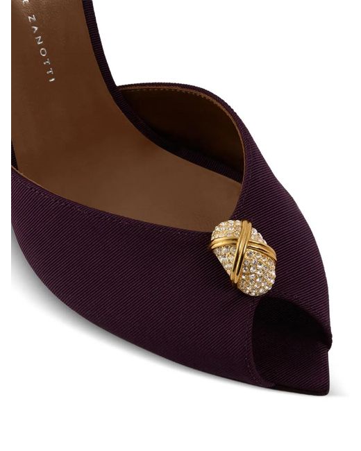 Giuseppe Zanotti Purple Intriigo Cocktail Sandals 105