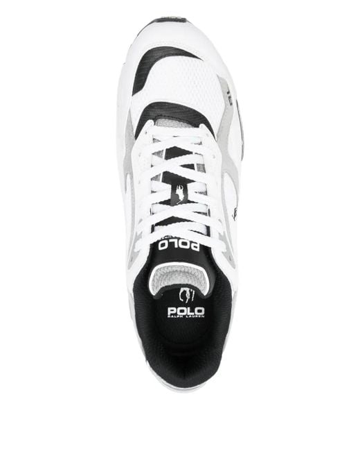 Polo Ralph Lauren White Trackstr 275 Sneakers With Sporty Silhouette for men