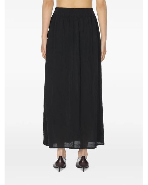 Studio Nicholson Black Jupe À Taille Élastique
