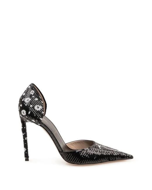 Tom Ford Metallic Sequin-Embroidered Pumps