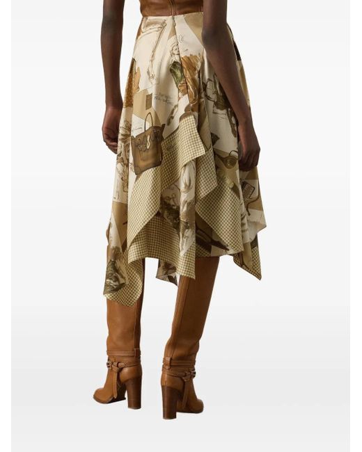 Ralph Lauren Natural Midi Skirts