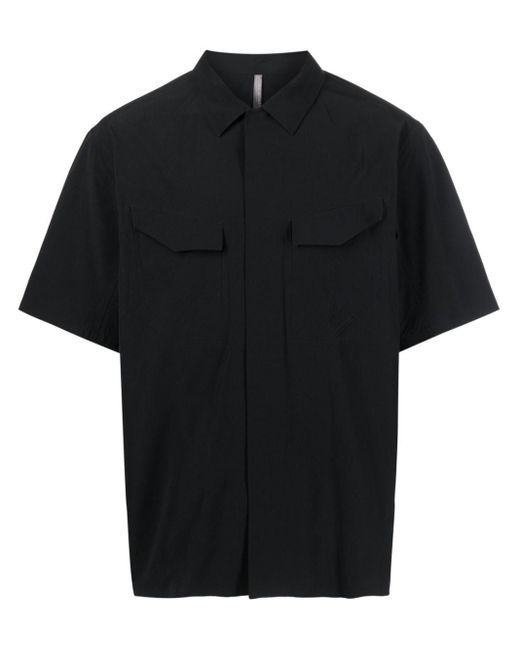 Chemise à col pointu Veilance pour homme en coloris Black