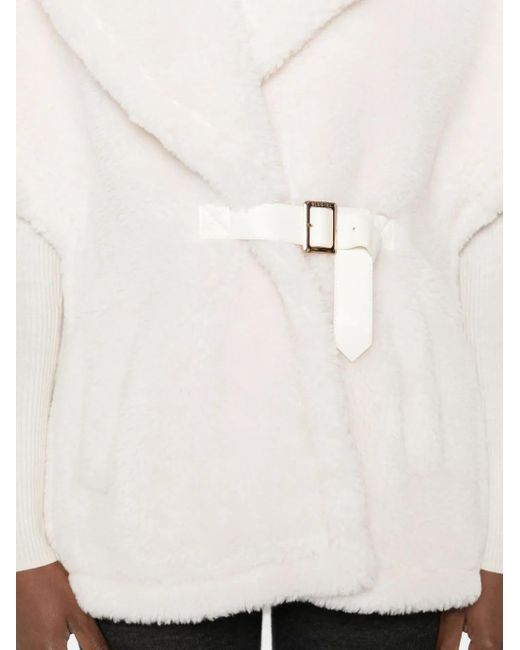 Blugirl Blumarine White Notched-Lapels Jacket