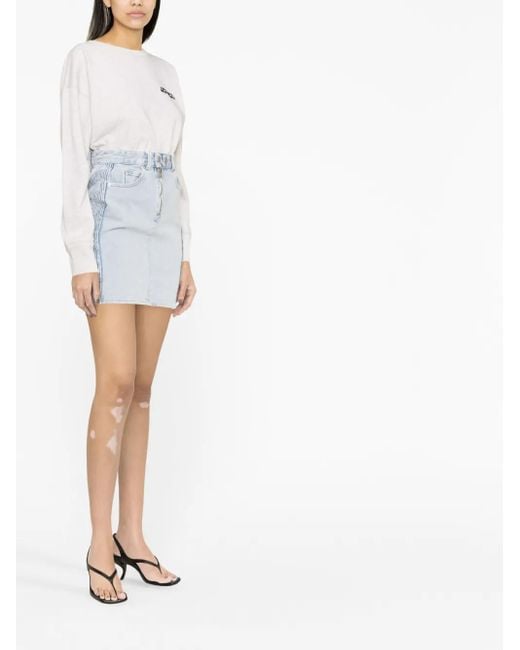 Isabel Marant Blue Vabelia Midi Skirt