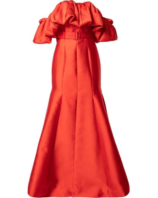 Solace London Red Pyper Maxi Dress