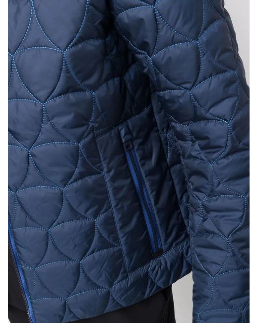 Rossignol Blue Hooded Puffer Jacket for men