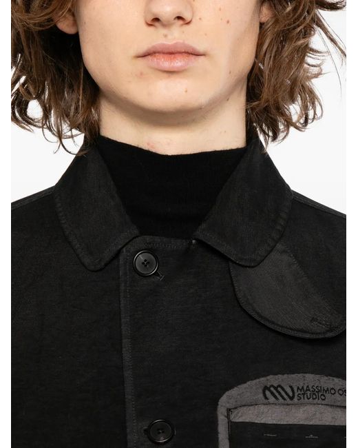 Chaqueta Con Botones Massimo Osti Studio de hombre de color Black
