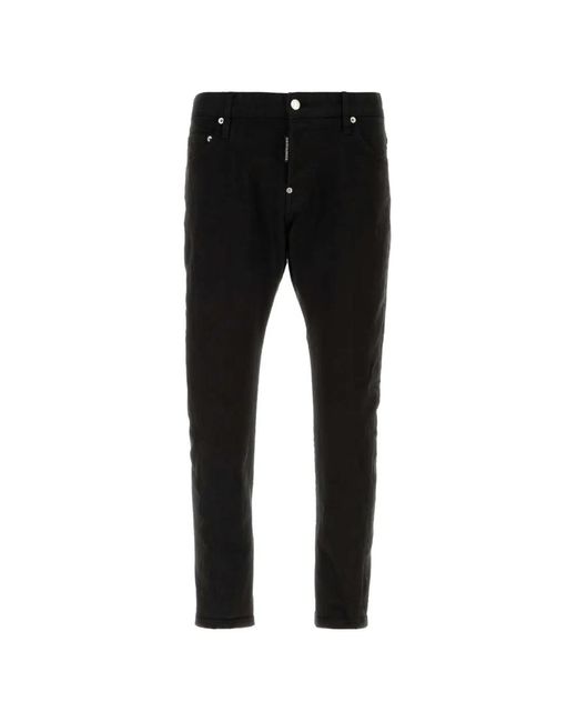 DSquared² Black Denim Jeans for men