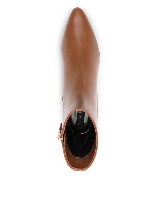 Giorgio Armani Brown 55Mm Pointed-Toe Boots
