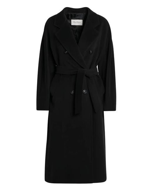 Max Mara Black Double-Breasted Coat