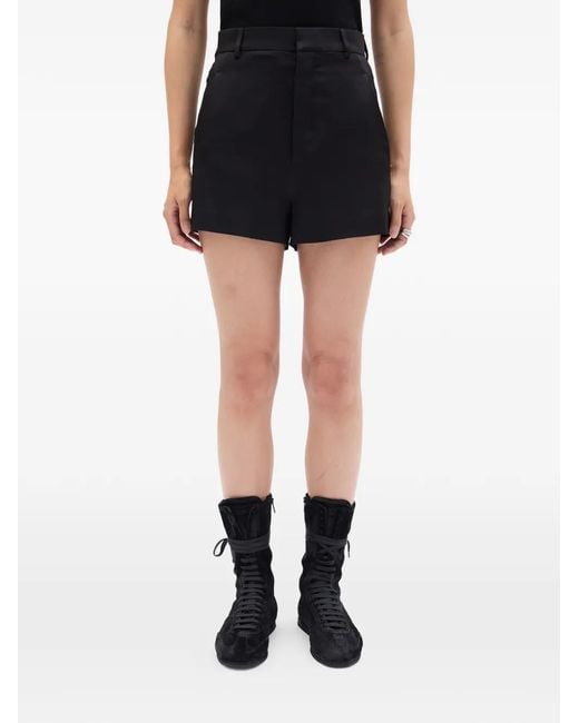 Ann Demeulemeester Black Stine Tailored Shorts
