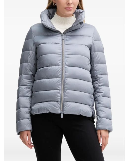 Save The Duck Gray Elsie Padded Jacket